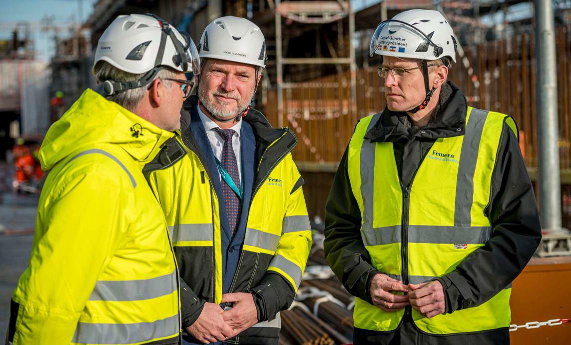 Ministerpräsident Günther besucht deutsche Tunnelbaustelle