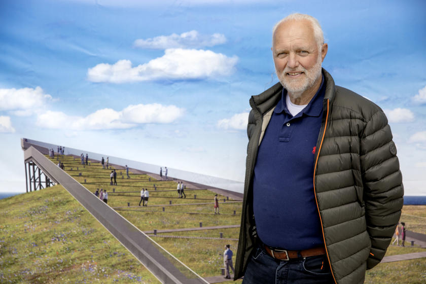 Niels Christian Krag fra Rødbyhavn glæder sig over planerne om et nyt udkigstårn.