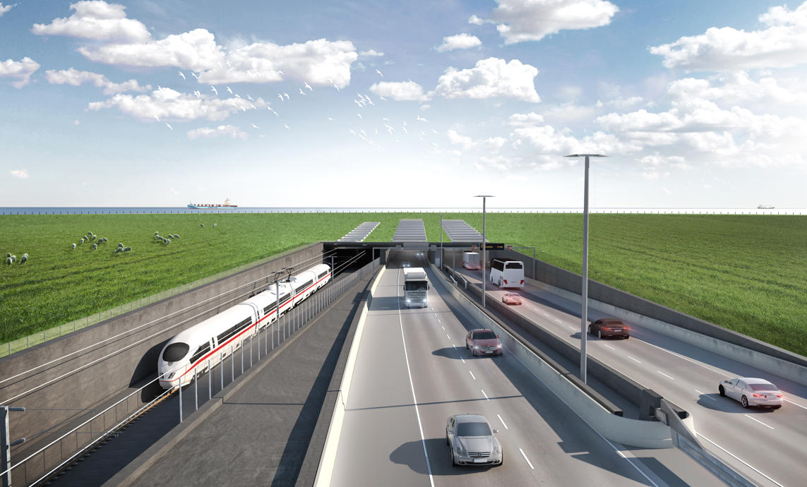 The Fehmarnbelt Tunnel will open in two stages