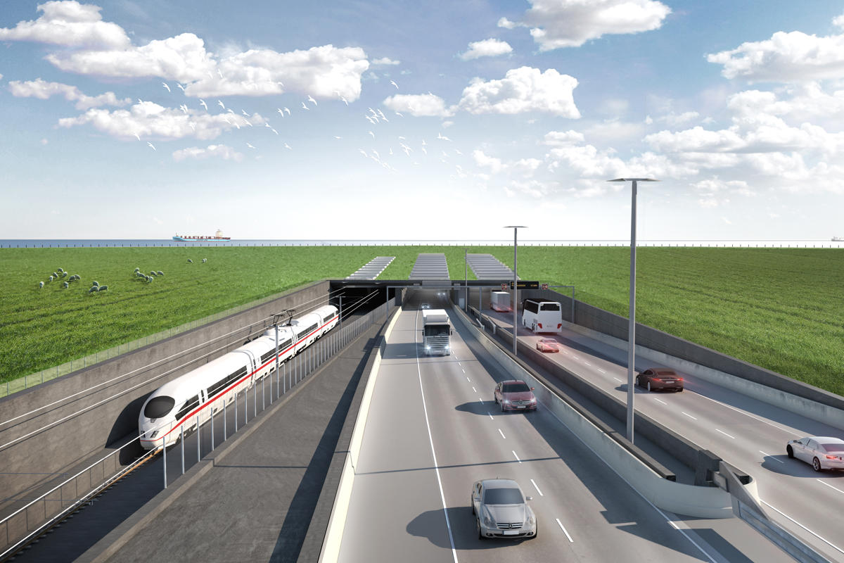 The Fehmarnbelt Tunnel will open in two stages