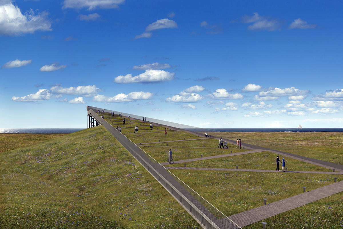 Aarsleff baut Aussichtplattform für Tunnel-Baustelle bei Rødbyhavn