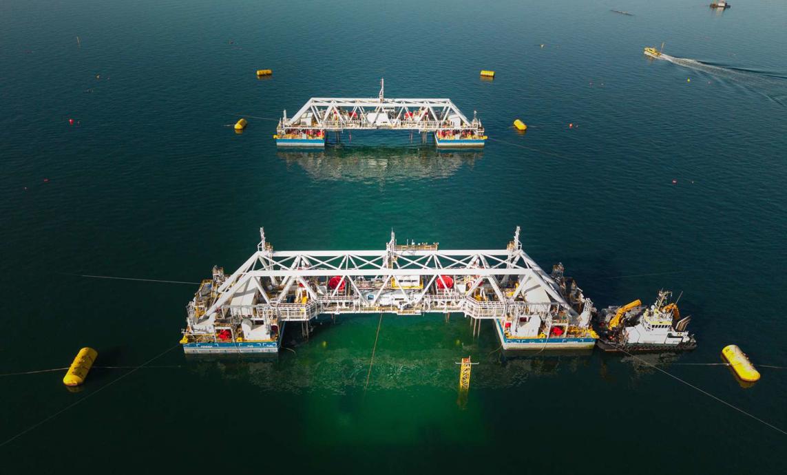 Second element for the Fehmarnbelt tunnel successfully immersed