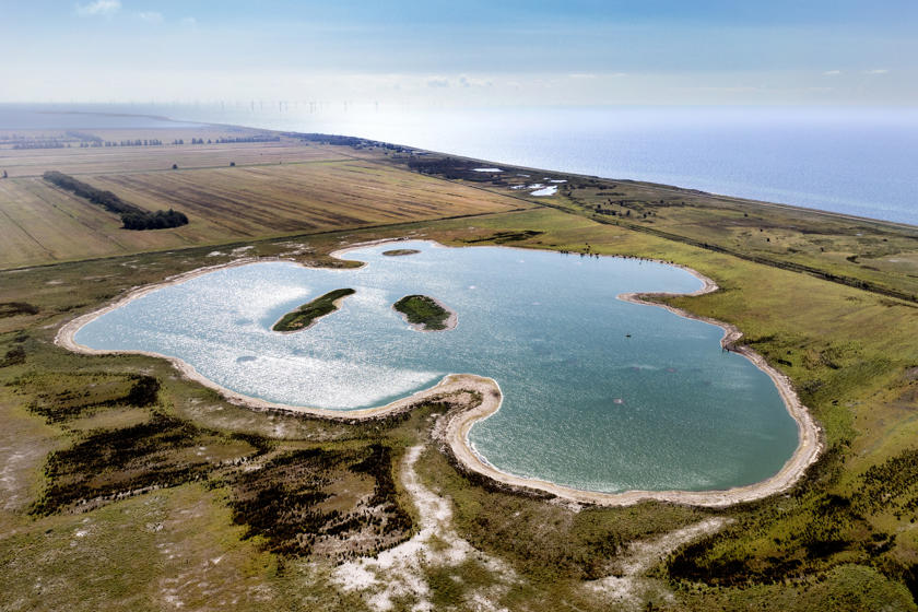 Erstatningssøen Lungholm Sø som erstatter den tidligere Strandholm Sø